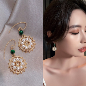韩国复古新款气质高级感小众法式珍珠耳环