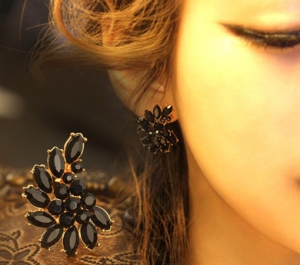 韩国爆款月亮女款时尚耳饰气质耳钉