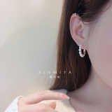 【真金电镀】韩国珍珠气质轻奢小众高级设计感耳扣【环保】