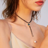 韩国chic项链简约性感脖颈饰品五角星吊坠颈链